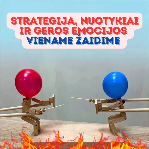 MINI STALO ŽAIDIMAS DVIEMS -⚔️ KOVOTOJAI ⚔️