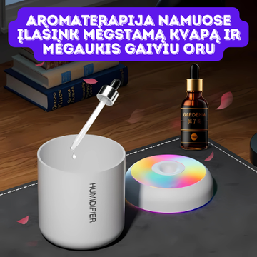 Oro drėkintuvas ir difuzorius viename